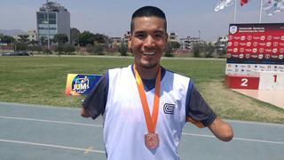 Inspirador: Efraín Sotacuro compitió contra atletas sin discapacidad y ganó podio en Campeonato Nacional