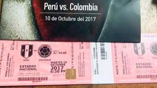 Perú vs. Colombia: reventa ofrece entradas hasta en 3 mil soles