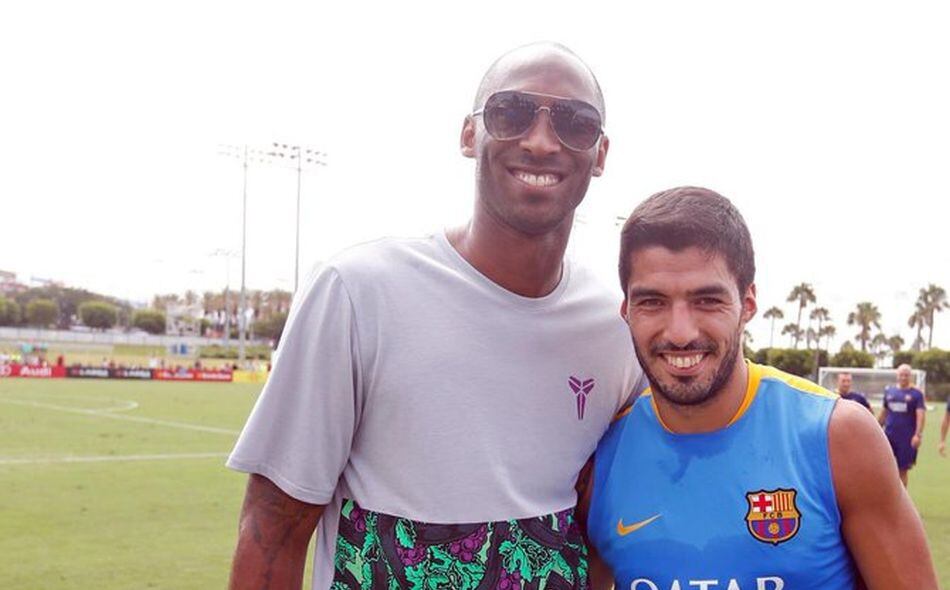 El mensaje de Luis Suárez tras el fallecimiento de Kobe Bryant. (Twitter)