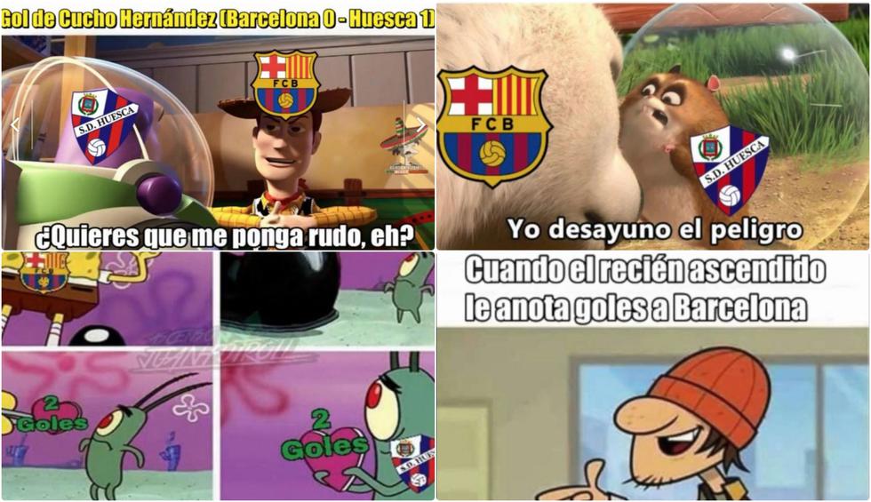 La 'rompieron' en las redes: los mejores memes de la brutal goleada del Barcelona sobre Huesca [FOTOS]