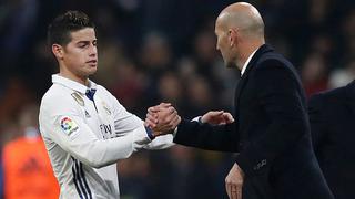 Nada más frío que esto: así fue el encuentro entre James y Zidane tras título de Real Madrid [VIDEO]
