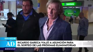 Ricardo Gareca viajó a Asunción para el sorteo de las Eliminatorias Qatar 2022 