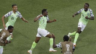 Saquen la calculadora: Nigeria venció 2-0 a Islandia y jugará la clasificación ante Argentina por Rusia 2018