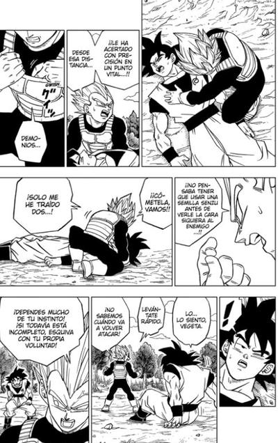  Dragon Ball Super  Goku y Vegeta tienen una fuerte amistad y el manga lo demuestra