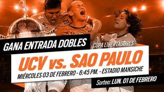 César Vallejo vs. Sao Paulo: 'checa' si ganaste tu entrada doble para la Libertadores