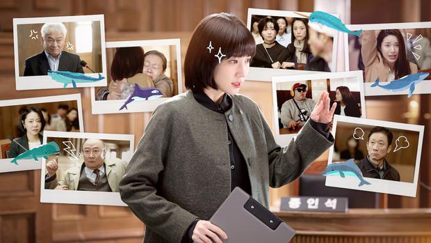Park Eun-bin en una imagen promocional de “Woo, una abogada extraordinaria” (Foto: Netflix)