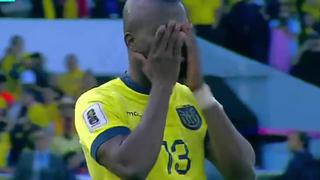 ¡La mandó afuera! Enner Valencia no pudo anotar de penal en Ecuador vs. Uruguay 