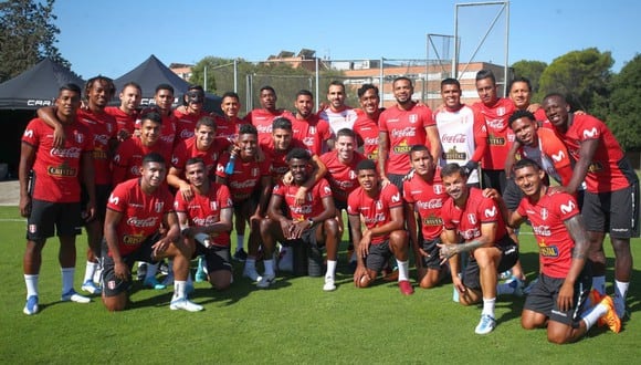 Perú tiene todo listo para enfrentar, este lunes, a Australia. (Foto: FPF)