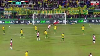 Impuso su categoría: Santiago Simón y su golazo para el 2-0 de River vs. Defensa y Justicia [VIDEO]