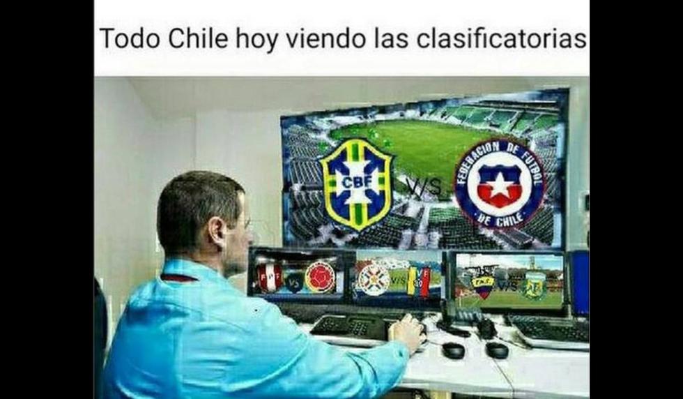 Chile vs. Brasil: los memes que atacan a la 'Roja' de Pizzi eliminada del Mundial