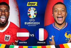 Austria vs Francia EN VIVO vía ESPN y STAR PLUS: hora y cómo ver la Eurocopa 2024
