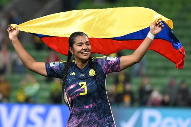 Daniela Arias fue parte de la campaña que realizó la selección Colombia femenina en los Juegos Panamericanos Lima 2019, donde se coronó campeona junto a otras figuras como Catalina Usme, Daniela Ospina, entre otras. (Foto: WILLIAM WEST / AFP)