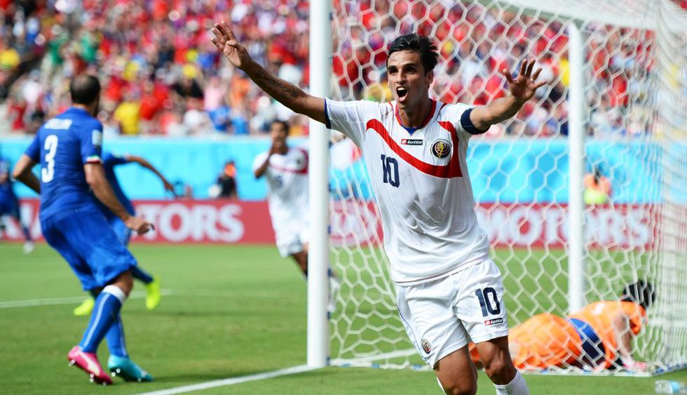 El volante Bryan Ruíz (33) es el capitán de Costa Rica. Es recordado por el gol a Italia en Brasil 2014. (Getty Images)