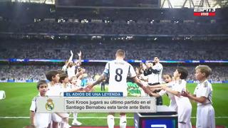 ¡El Bernabéu a sus pies! Real Madrid despide a Toni Kroos con emotivo homenaje [VIDEO]