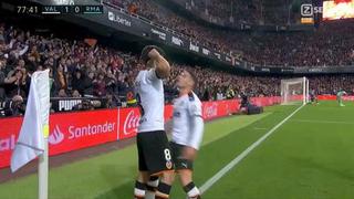 Estalló Mestalla: contragolpe de manual y Soler marca el 1-0 de Valencia ante Real Madrid [VIDEO]