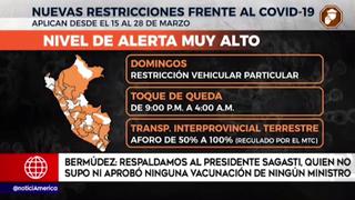 Lima Metropolitana ya no tendrá inmovilización obligatoria desde el próximo domingo