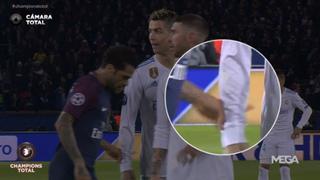 Rebasó los límites: el feo y sucio gesto de Alves contra Cristiano cuando creyó que no lo veían [VIDEO]