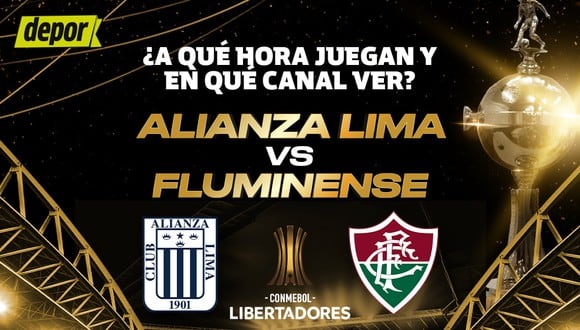 Alianza Lima y Fluminense juegan por la Copa Libertadores 2024. (Diseño: Depor)