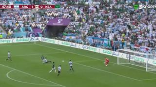 Baldazo de agua fría: gol de Al Shehri para 1-1 de Argentina vs. Arabia por Mundial 2022 [VIDEO]