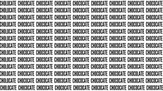 Encuentra “Chocolate” en la imagen y demuestra tu agilidad mental