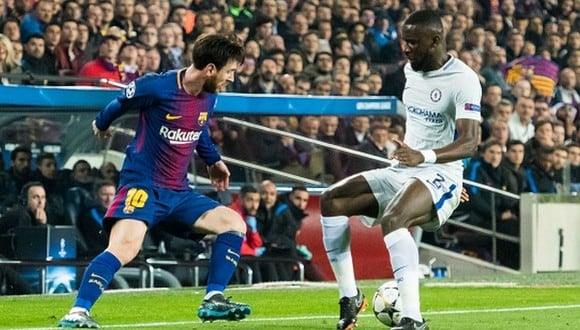 Lionel Messi y Antonio Rudiger se enfrentaron por la Champions League. (Foto: Getty Images)