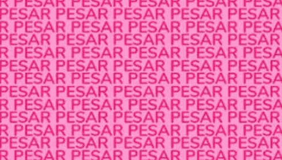 En esta imagen está la palabra ‘BESAR’. Tienes que hallarla en 10 segundas. (Foto: MDZ Online)