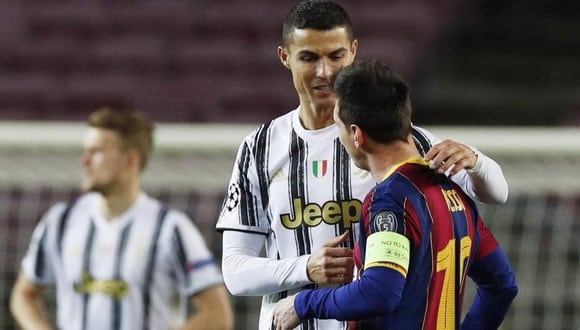 Cristiano Ronaldo y Lionel Messi se midieron en el Camp Nou en la presente temporada de Champions League (Foto: Reuters)