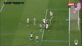Tras genial asistencia de Ocampos: Fernando Reges anotó el segundo gol de cabeza en el Betis vs Sevilla [VIDEO]