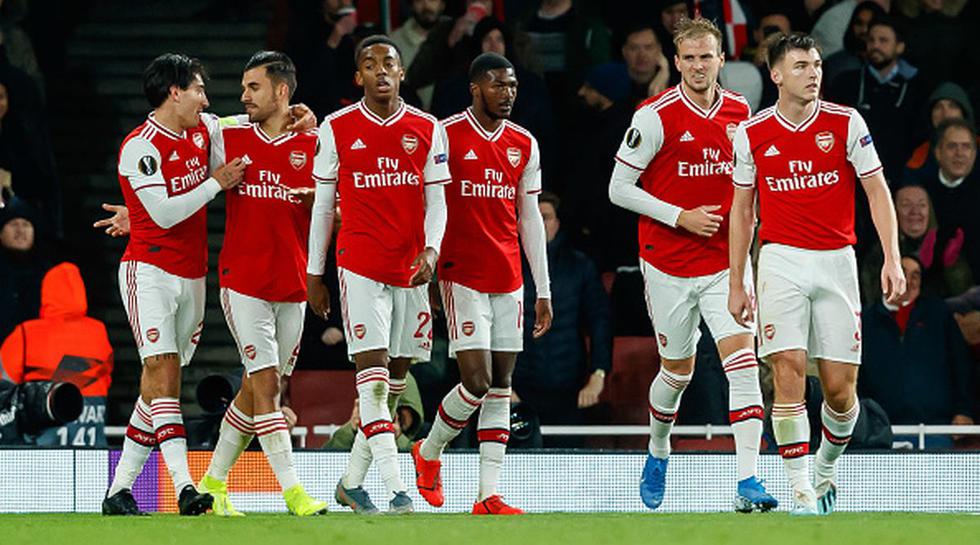 Arsenal goleó 4-0 al Standard Lieja en el Emirates Stadium por la Europa League. (Getty Images)