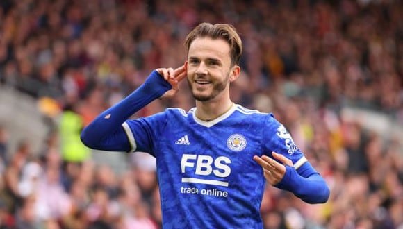 James Maddison es uno de los futbolistas más destacados del Leicester City. (Foto: AFP)