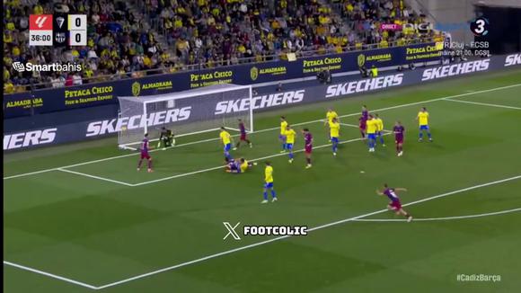 Gol de Joao Félix para el 1-0 de Barcelona vs. Cádiz por LaLiga. (Video: DIGISports)