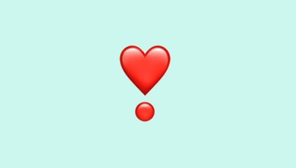 Conoce qué significa este emoji que también es llamado Heart Exclamation. (Foto: Emojipedia)