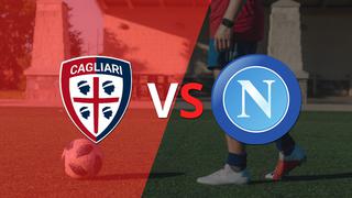 Cagliari y Napoli se mantienen sin goles al finalizar el primer tiempo