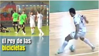 Facebook: ¡El Rey de las bicicletas! Roninho sorprende al mundo con notable habilidad para el futsal | VIDEO