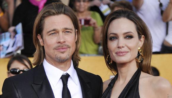 Una propiedad enfrenta a los famosos actores de Hollywood Angelina Jolie y Brad Pitt (Foto: JOE KLAMAR / AFP)