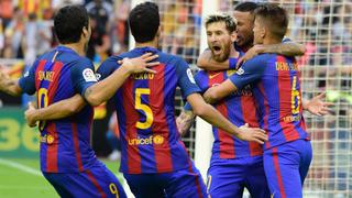 Doblete de Messi: Barcelona ganó 3-2 Valencia y es el nuevo líder de la Liga