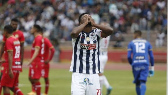 Alianza Lima vs. Sport Huancayo en el IPD de Huancayo en partido por la Liga 1 (Foto: Jorge Cerdan/GEC)