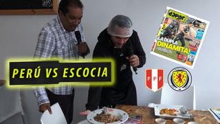 Negro y Blanco: Alan Diez y Coki Gonzales ya cocinan la victoria de Perú contra Escocia
