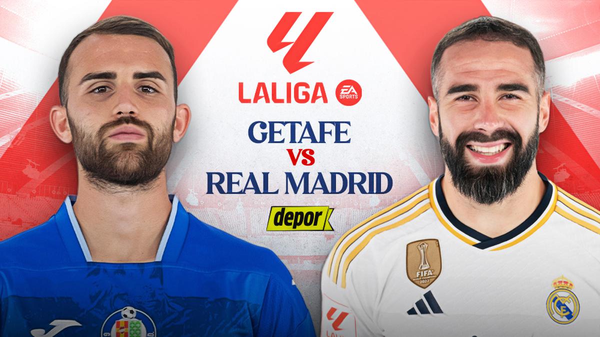 Real Madrid - Getafe: horario y dónde ver hoy por TV el partido de LaLiga  EA Sports
