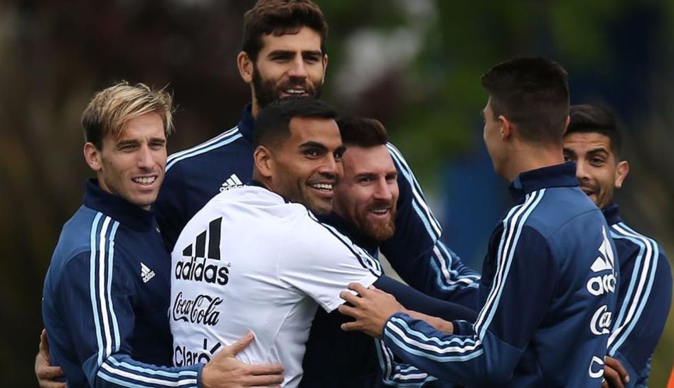 Lionel Messi se unió a los entrenamientos de la Selección de Argentina (Fotos: Daniel Apuy, enviado especial)