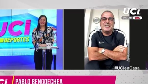 Pablo Bengoechea y su nueva apariencia en cuarentena. (UCI Noticias)