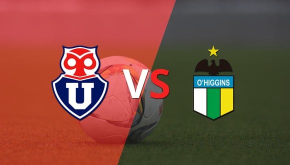 Termina el primer tiempo con una victoria para O'Higgins vs Universidad de Chile por 1-0