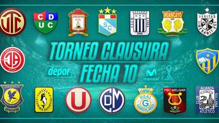 Torneo Clausura: mira la programación completa de la fecha 10