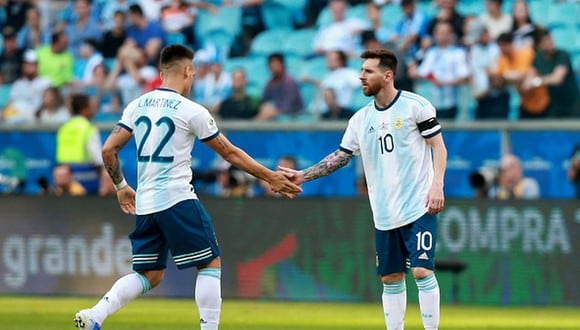 Lautaro Martínez y Lionel Messi han jugado juntos en la Selección de Argentina. (Foto: Getty Images)