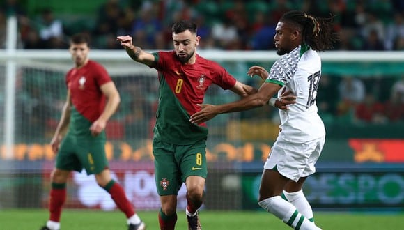 En su última prueba antes del Mundial, Portugal vs. ante Nigeria en Lisboa. (Foto: AFP)
