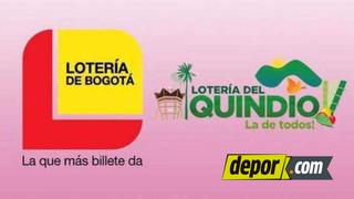 Resultados de la Lotería de Bogotá y del Quindío del jueves 17 de noviembre: números ganadores 