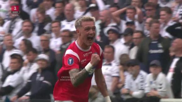 Oliver Sonne marcó el 1-0 de Silkeborg sobre AGF por la Copa de Dinamarca. (Vídeo: Sport +)