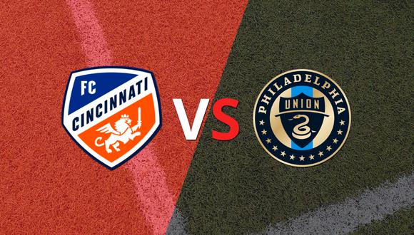 Termina el primer tiempo con una victoria para Philadelphia Union vs FC Cincinnati por 1-0