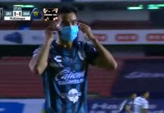 Ejemplo para el mundo: jugador de Querétaro se puso cubreboca y ‘uitlizó’ gel en celebración de gol [VIDEO]