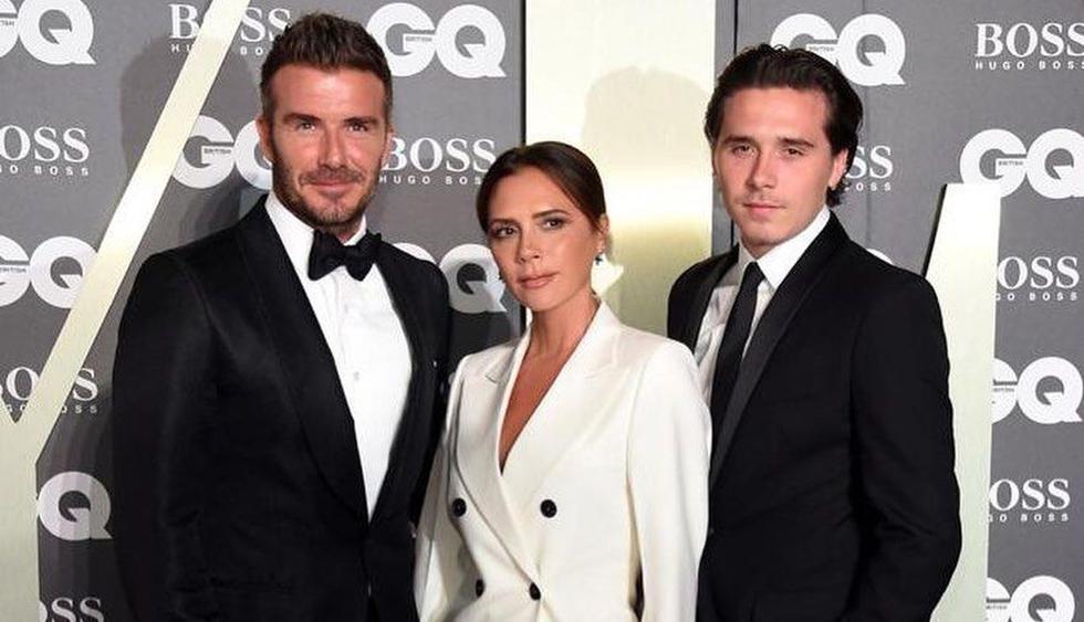 David Beckham y su familia en los GQ en Londres. (Foto: avidbeckham)